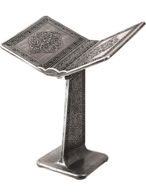 Camimarket Plastik Yer Rahlesi Motifli - Kıyam Rahle Gümüş Renk