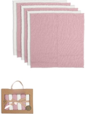 SHC4200 Colours Kutulu 6lı Penye Mendil 20X20 90161 Ekru Gül Kurusu