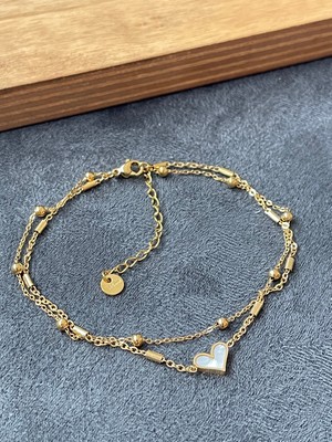 Aida Jewelss Cerrahi Çelik Paslanmaz Kararmaz Altın Modeli Çelik Halhal