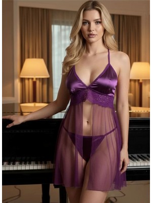 Ulugo Mor Tül Gecelik - 672