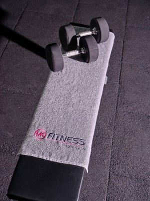 Binnur Home Pamuklu Spor Fitness Havlusu 40X100 cm Hızlı Kuruma Özelliği ile Tekil Gri