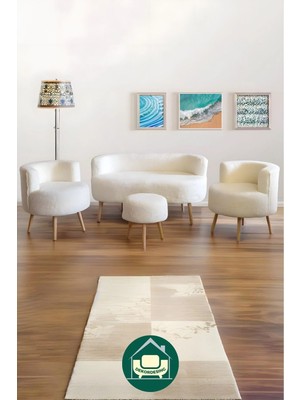 Dekor Mobilyacım Berlin Çay Seti 4'lü Koltuk Takımı