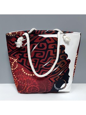 Uluora Labirent Desenli Plaj Çantası