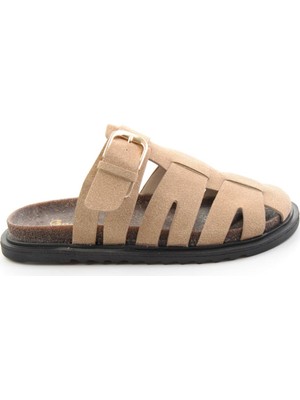 Bambi Vizon  Kadın Terlik K04660038071