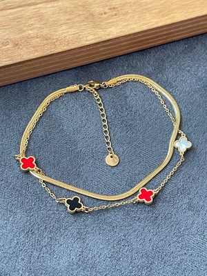 Aida Jewelss Cerrahi Çelik Paslanmaz Kararmaz Altın Modeli Çelik Halhal