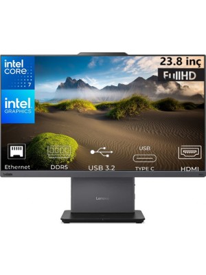 Lenovo Thinkcentre Neo 50A 24 Gen5 Core 7 240H 12SC004MTR-K08 48GB 1tb Intel Graphics Freedos 23.8" Full Hd All In One Pc