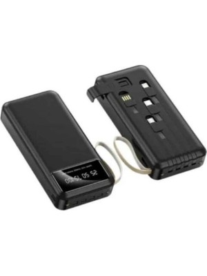 Epilons Powerbank Şarj Cihazı 4 Çıkışlı 20.000 Mah Powerbank Kompakt Yüksek Kapasiteli Hızlı Şarj