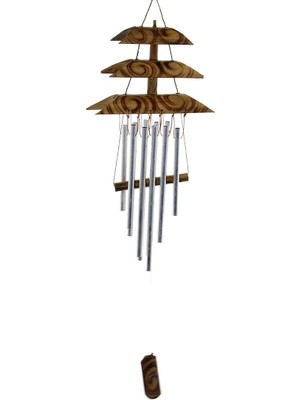 Bambu Metal Çanlı Rüzgar Çanı Repot-4