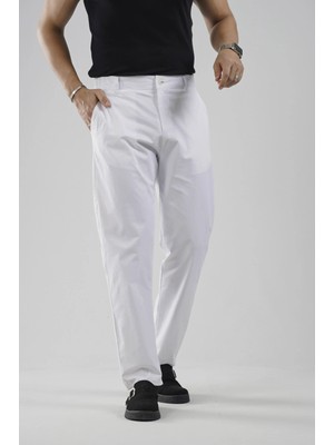 Beli Lastikli Regular Kalıp Chino Likralı Erkek Pantolon