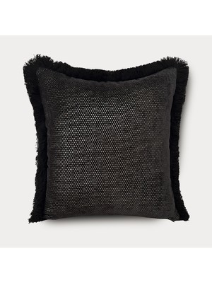 Lidoma Home "noir" Püsküllü Kırlent Kılıfı - 45X45 - Gold