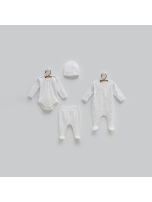 Caramell 4'lü Bebek Hastane Çıkış Seti ZK2249