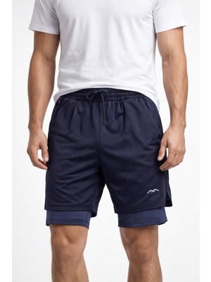 Remsa Erkek Içi Taytlı Spor Şortu 2062 Lacivert