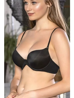 Ulugo Kadın Push-Up Sütyen,destekli,dikişsiz,ayarlanabilir Askılı, Günlük Konfor Iç Giyim