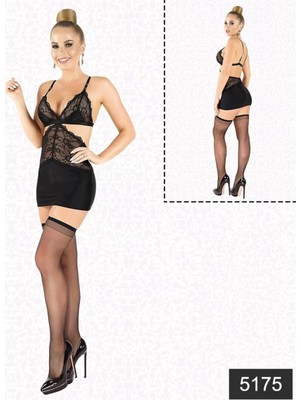 Ulugo Likralı Saten Babydoll