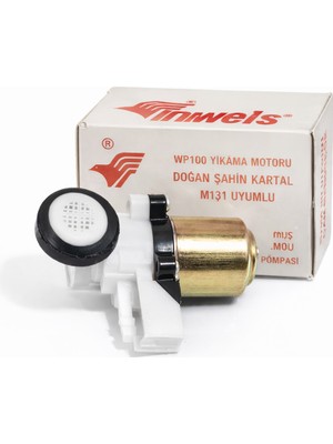 Inwells Tofaş Doğan Şahin Kartal M131 Cam Su Fıskiye Pompası Motoru (Universal Uyumlu)