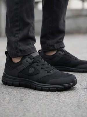 Liarca Büyük Beden Ortopedik Rahat Taban Bağcıklı Triko File Yazlık Spor Yürüyüş 45 46 47 Numara Ayakkabı Sneaker