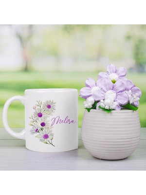 Ejoya Kişiye Özel Kupa Bardak & Papatyalar Aranjmanı 111805