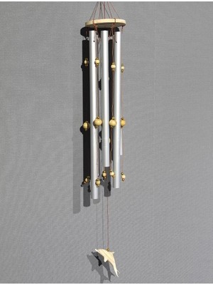 TeknoKapsül Boncuklu Metal Rüzgar Çanı 3dıarta-28