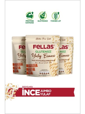 Fellas Glutensiz Yulaf Ezmesi (300 g) x 3 Adet