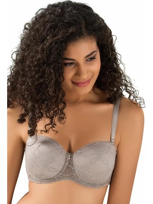 Ulugo 9350 Le Jardin Dantel Kaplı Soft C Cup Sütyen Kadın
