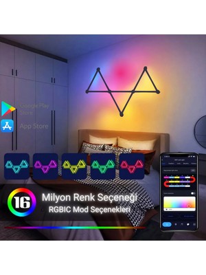 Neeko Shaped Rod Şekil Verilebilir Argb LED Çubuk 12 Li