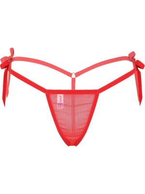 bebekokusu Büyük Beden Transparan Kadın Kırmızı Fantezi Iç Giyim