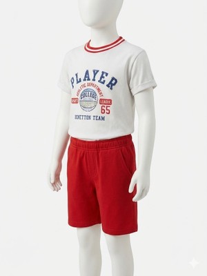 Benetton Erkek Çocuk Gri Tshirt