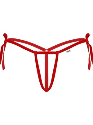 bebekokusu Kırmızı Ipli Kadın Büyük Beden Fantazi G String