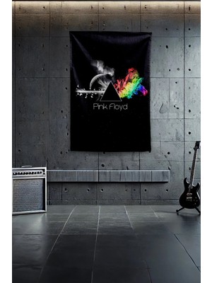 Vagonik Ping Floyd Duvar Örtüsü Duvar Halısı Birinci Kalite Kumaş