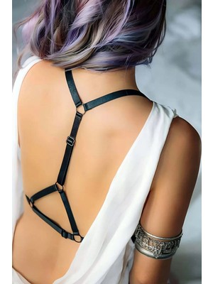 bebekokusu Üçgen Detaylı Lastik Harness - BRF138
