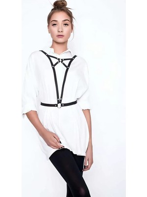 bebekokusu Göğüs Üstü Çapraz Detaylı Şık Harness - BRF156