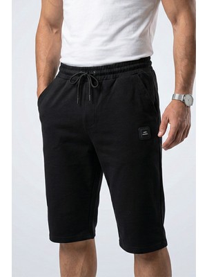 Remsa Erkek Penye 3 Cepli Şort Kapri 377 Siyah