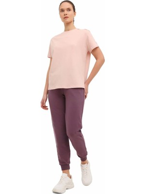 Lumberjack 6m Wb 11AMBER-T 6fx Kadın Bej T-Shirt - 102063439