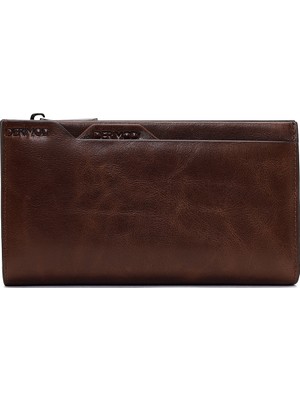 Derimod Erkek Kahverengi Deri Cüzdan 000A2D360618