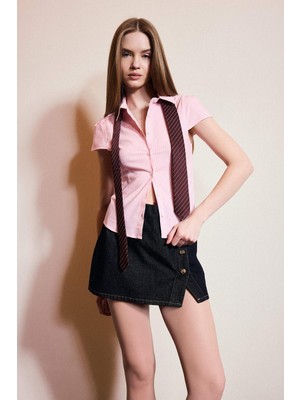 DeFacto Fıtted Bengalin GÖMLEK H3093AX26SM