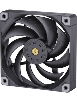 Dark Pro Master 12CM Ultra Sessiz, 2500 Rpm, 90.5 Cfm, 15-35 Dba, 4-Pin Pwm, Yüksek Performanslı Siyah Kasa Fanı (DKCFPM120)