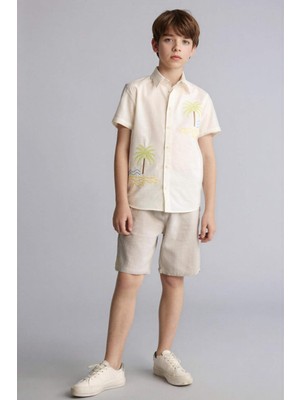 DeFacto Regular Fıt Şort Erkek ÇOCUK H5209A826HS