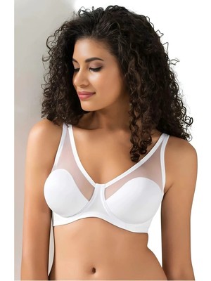 bebekokusu Tül Kaplı Soft C-Cup Sütyen Kadın 9200