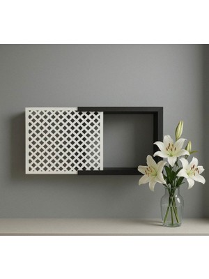 Emizey Trend Giyim Dekoratif Duvara Asılabilir Sigorta ve Modem-Wifi Saklama Kutusu 25X35 cm Derinlik 11 cm