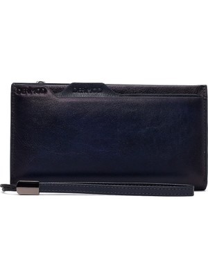 Derimod Erkek Lacivert Deri Cüzdan 000A2D360618