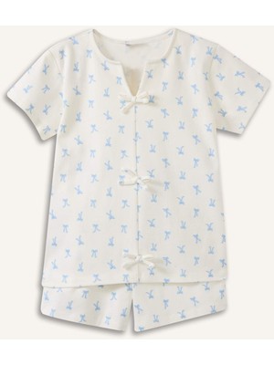 DeFacto Regular Fit 2'li Pijama Takımı Kız Çocuk H5755A826SM