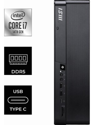 MSI Msı Pro DP80 I7-14700 A14G-003EU-K13 32GB 4tb UHD Graphics 770 W11PRO Mini Pc