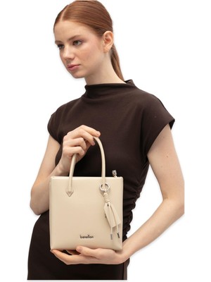 Benetton BNT_1753 20X19X8 El Bej Kadın Çanta