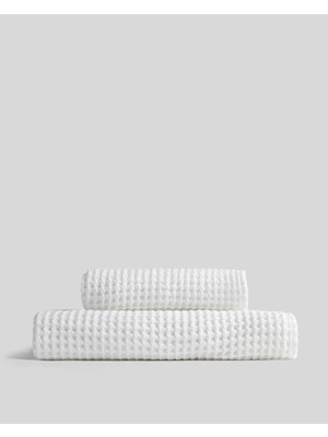 Anne Sesi Premium Waffle 2'li Banyo Havlu Seti %100 Pamuk, Ultra Yumuşak, Emici, Hızlı Kuruyan, Bohem, Minimalist