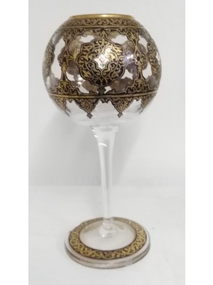 Ipek Ticaret Glasland Eşrefi El Işlemeli El Dekoru Mumluk