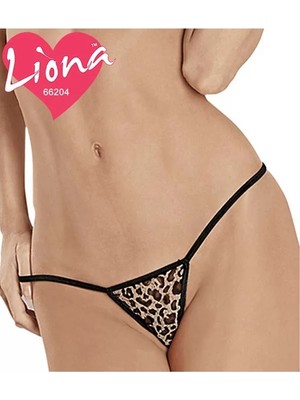 bebekokusu Büyük Beden Leopar Desenli Tanga
