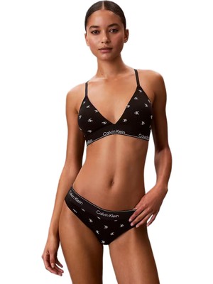 Calvin Klein Kadın Siyah Hafif Destekli Üçgen Sütyen LV00QF8498
