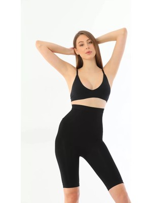 bebekokusu Siyah Mı 2037 Yüksek Bel Double Uzun Paçalı Özel Korse