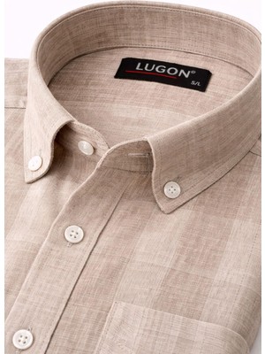 Lugon Klasik Regular Fit Uzun Kol Erkek Gömlek 7608