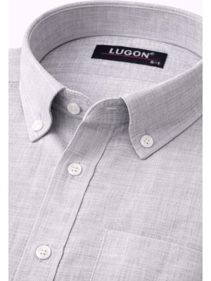 Lugon Klasik Regular Fit Uzun Kol Erkek Gömlek 7608